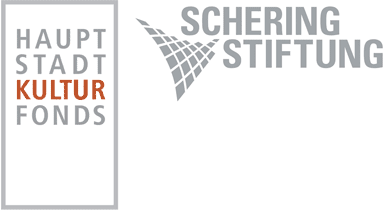 Logo Hauptstadtkulturfonds und Logo Schering Stiftung